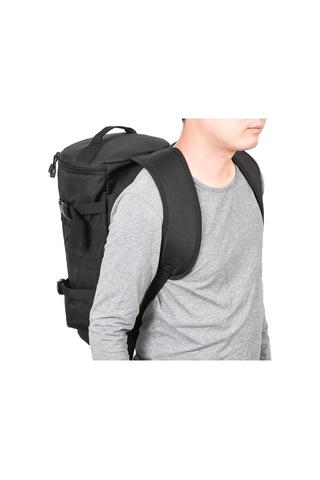 Jeehugo 23l Poliester Balıkçılık Sırt Çantası - Büyük Kapasite Ana Bölme, İki Yan Çubuğu Cepler, Molle Askılar Ve D Halka - Çok Yönlü Taşıma Seçenekleri