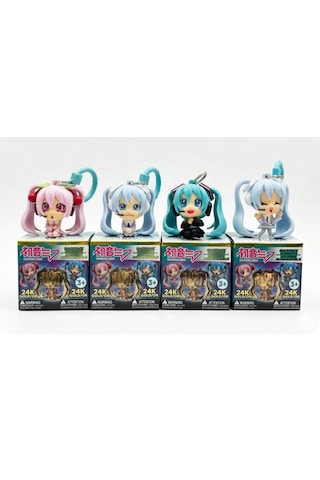 Hatsune Miku-snow Miku Backpack Hangers Seri 2sürpriz Paket Figür Anahtarlık-çanta Süsü-oyuncak Orijinal Anime