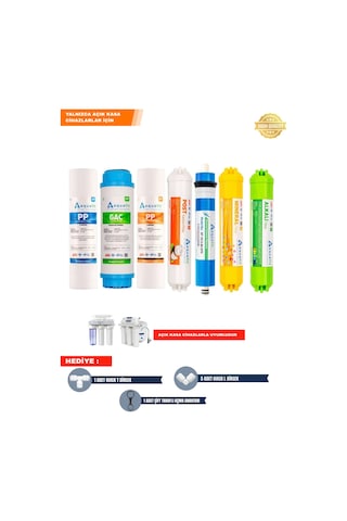 Su Arıtma Filtresi – Açık Kasa 10 inç 7’li Filtre Seti