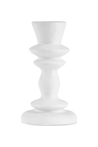 Karaca Stone Şamdan Beyaz 8,3x8,3x15 cm