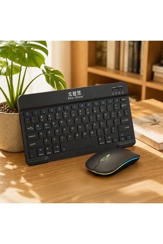 Go Des Gd-kb323 Ergonomik 2in1 Bluetooth Bağlantılı Kablosuz Klavye Ve Mouse Seti Siyah Optik