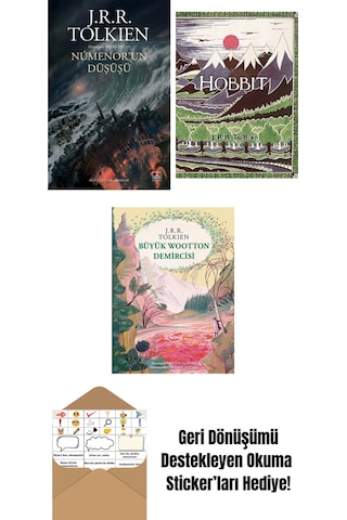 Númenor Un Düşüşü + Hobbit Özel Ciltli Baskı + Büyük Wootton Demircisi Özel Ciltli Baskı