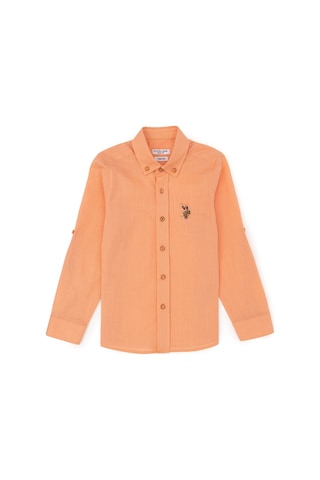 U.s. Polo Assn. Erkek Çocuk Somon Gömlek Basic 50283994-vr047 Pembe