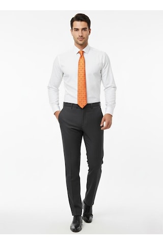 Presto Erkek Slimfit Armürlü Pantolon Siyah 3181-001 Siyah