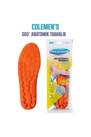 Anatomik Ayakkabı Tabanlığı Masaj Etkili Tabanlık - Siyah