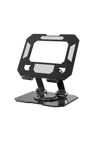 Metal Ergonomik Döndürme Taşınabilir Tablet Pc Standı Katlanabilir Ayarlanabilir 360 Döner Masaüstü Ipad Telefon Ofis İçin Tablet Tutucu Ev Rafı Yatak Araba 1 Adet