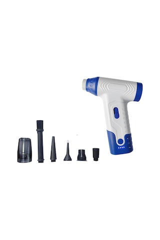 Suntek Araba Vakumu Ve Üfleyici 52m/s Ayarlanabilir Mavi