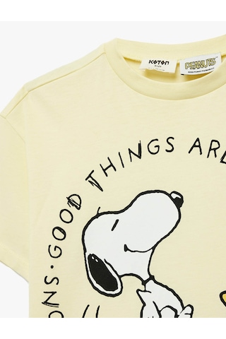 Koton 26yy59000316 Sarı Kız Çocuk T-shirt 6skg10061ak Sarı