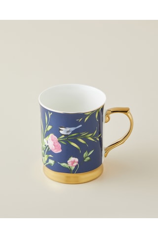 Vanilla New Bone China Kupa 400 Ml Lacivert