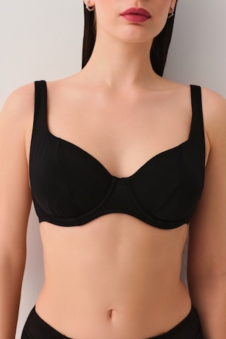 Suwen Balenli Bikini Üst Sbn26950012 Siyah