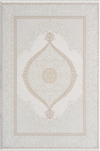 Woolen Halı Palace Modern Akrilik Halı 4852 Bej Renkli