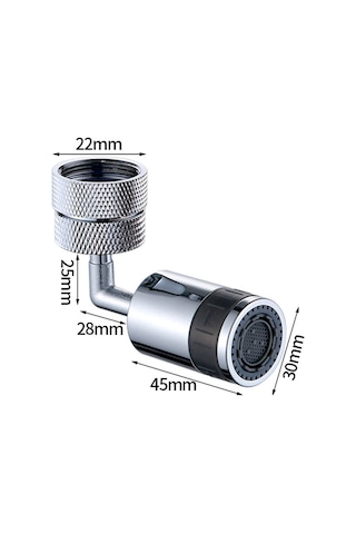 720 Dönebilen Hareketli Mutfak Musluğu Arıtılmış Su Kafası Dönebilen Döner Su Tasarruf Musluk Difüzör Su Arıtma Cihazı