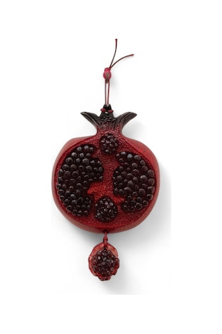 Nar Duvar Süsü El Yapımı Hediyelik Nar Süs Anlamlı Ev Hediyesi Dekoratif Duvar Aksesuarı