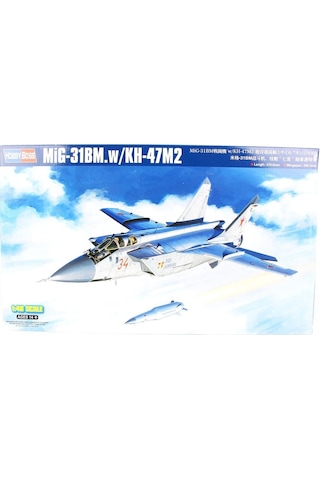 Hobbyboss 81770 1/48 Ölçek, Mig-31bm Ve Kh-47m2 Füzesi, Savaş Uçağı, Plastik Model Kiti-55804