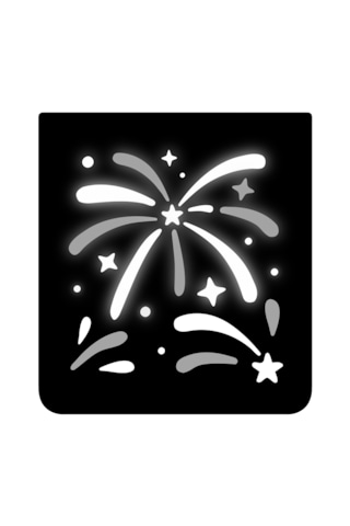 Samsung Galaxy Uyumlu Z Flip8 Flipsuit Kılıf (Fireworks)