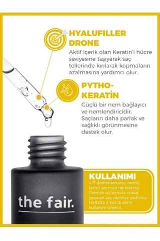 the fair. Dökülme ve Kırılma Karşıtı Vegan Saç Bakım Seti 2 x 50 ML