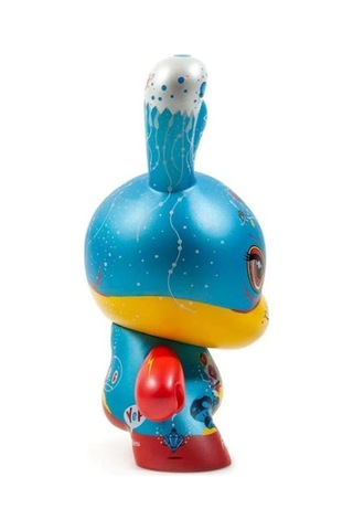 Kidrobot Good 4 Nothing 8 Dunny Bright Red/blue Figür 64 Colors Peluş Oyuncak Çok Renkli