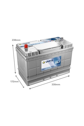 Varta H17 12v 105 Ah 800a Promotive Slı Akü Üretim Tarihi:2026
