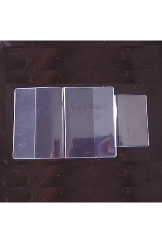 Tarix Şeffaf Pvc Pasaport Kılıfı,pasaport Koruyucu,pasaport Kabı 4 Adet Şeffaf