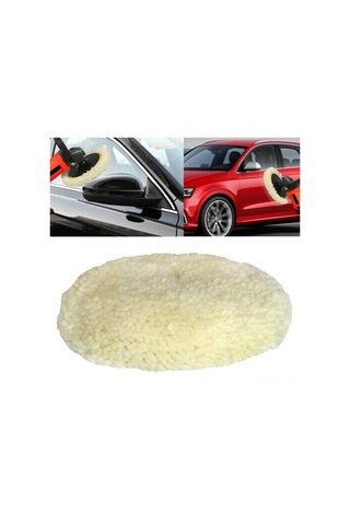 Shineyee 2 Adet 7 İnç Koyun Yünü Parlatma Diski - Otomobil Cila Ve Parlatma İçin Tek Yüzlü Paspas