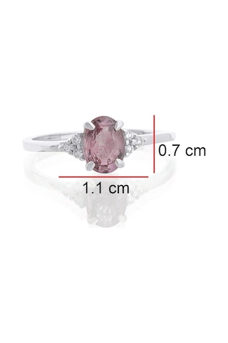 Spinel Oval Tektaş Yüzük