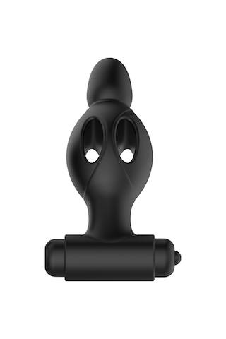 Hızlı Express Mr. Play 10 Titreşimli Anal Plug Titreşimli Silikon Anal Tıkaç