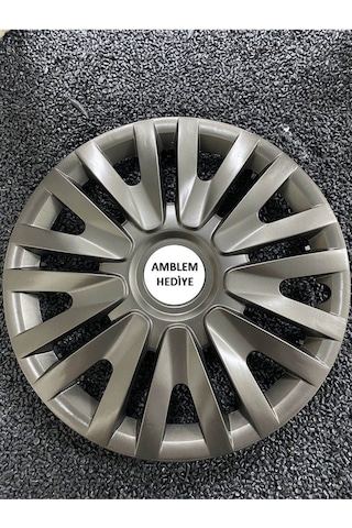 Renault Megane 15" Inç Kırılmaz Jant Kapağı Füme 4 Adet 5911fümerenault