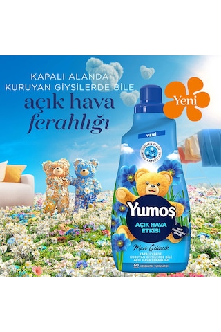 Yumoş Yumuşatıcısı Mavi Gelincik 1440 Ml X1 Omo Kötü Koku Karşıtı Beyaz Ve Renkliler 1480 Ml X2 Diğer