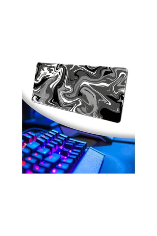 Suntek Klavye Sümen Kauçuk Hafif Taşınabilir Siyah-beyaz-gri