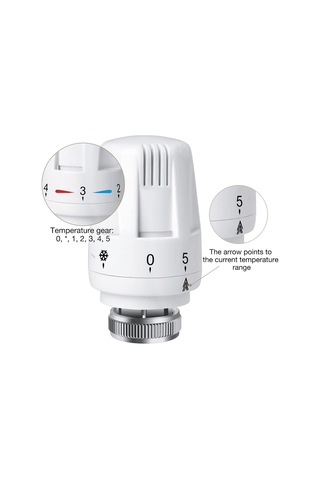 Radyatör İçin Adet Termostat, Radyatör İçin Trv M30 X 1,5 Termostat Başlığı, Radyatör Termostatları, Ev Ve Ofis Isıtma Sistemleri İçin
