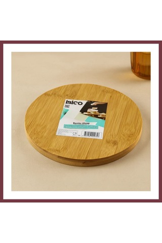 Storeşahin Ayaklı Bambu Sunum Tepsisi 24.5 Cm Shn0720