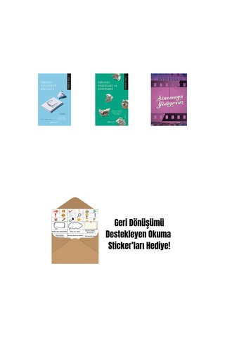 Senaryo Yazarının El Kitabı + Senaryo Sorunları Ve Çözümleri + Sinemaya Gidiyoruz + Okuma Sticker'ları