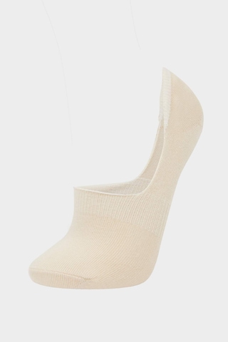 Defacto Kadın 3lü Pamuklu Babet Çorap E2025axnssf1 Açık Pembe