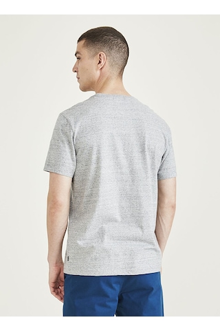 Dockers Minimalist Regular Fit Kısa Kol Erkek T-shirt - Günlük Şıklık Gri