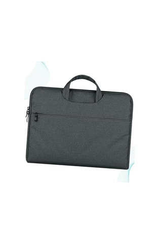 11.6 İnç Çanta Dizüstü Bilgisayar Çanta Çanta 12 İş Çantası Defter Çanta Organize Depolama Koyu Gri Antrasit