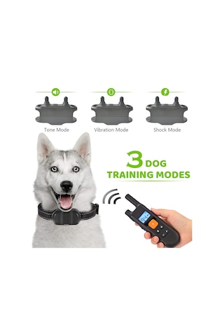 Uu0248 Bark Tasmasıuzaktan Kumandalı Köpek Eğitim Tasması Siyah