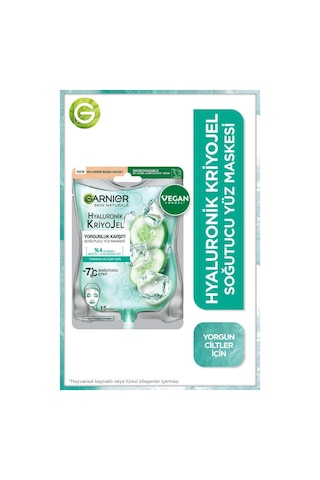 Garnier Hyaluronik Kriyojel Yorgunluk Karşıtı Soğutucu Yüz Maskesi