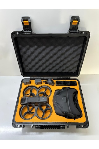 Dji Avata 2 N3 / Googles 3 Uyumlu Hardcase Drone Taşıma Çantası Clascase C036
