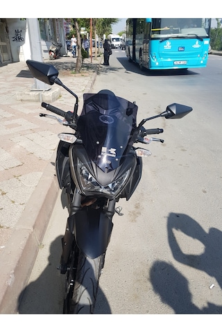 Kawasakı Z300 Double Cam Koyu Füme Zeus 38Cm