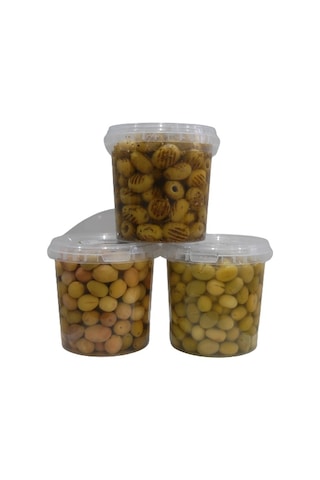 Sadıcım Çizik 650 Gr + Kırma 650 Gr + Izgara 600 Gr Yeşil Zeytin