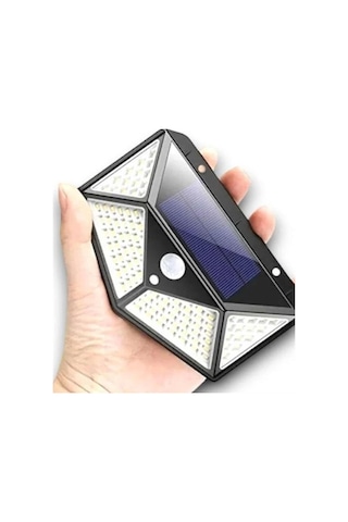Güneş Enerjili Bahçe Lambası 100 Led Bahçe Lambası Bahçe Aydınlatma Sarı