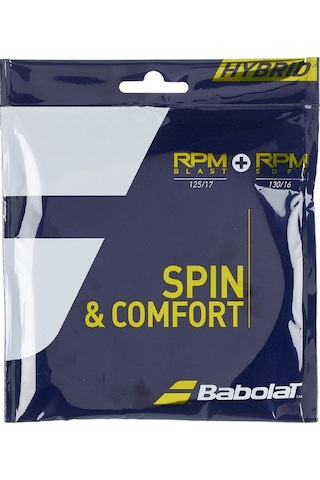 Babolat Hybrid RPM Blast 125 +RPM Soft 130 Tenis Kordaj Teli 12m