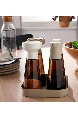 Ikea Halvtom Yağlık Ve Sirkelik 300 Ml 19 X 8 Cm Kahverengi