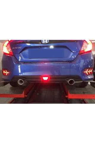 Honda Civic Fc5 2016-2021 Difüzör Ledli Çakarlı