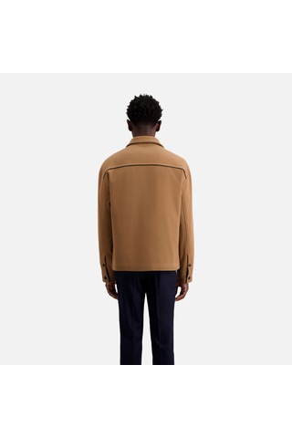 The Kooples Erkek Yün Karışımlı Kahverengi Ceket