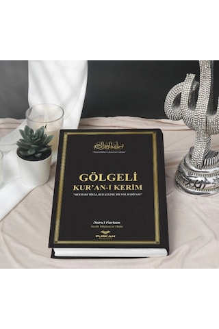 Furkan Gölgeli Kalemle Yazılabilen Kuranı Kerim 15775 Orta Boy Siyah Renk
