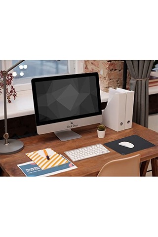 Siyah Professional Oyuncu Gaming Mouse Pad,ofis, Kaydırmaz Taban Mouse Pad 30x25 S