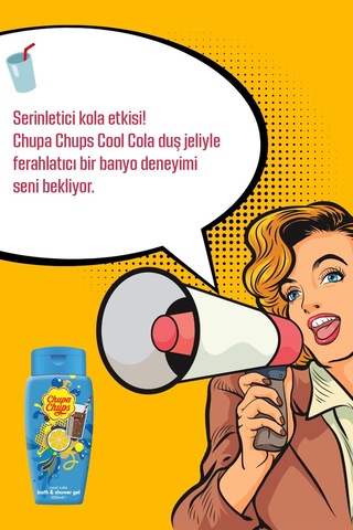 Chupa Chups Cool Cola Duş Jeli 300 Ml Şeker