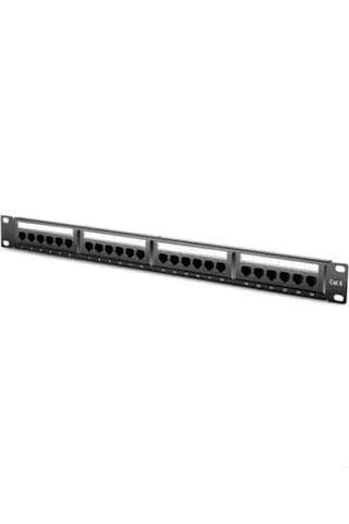 Cat6 Utp 24 Port Full Patch Panel Modüler Yapılı Network Sonlandırma Paneli