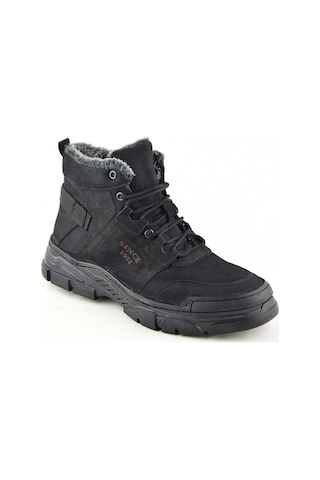 775 Siyah Bot Hakiki Deri